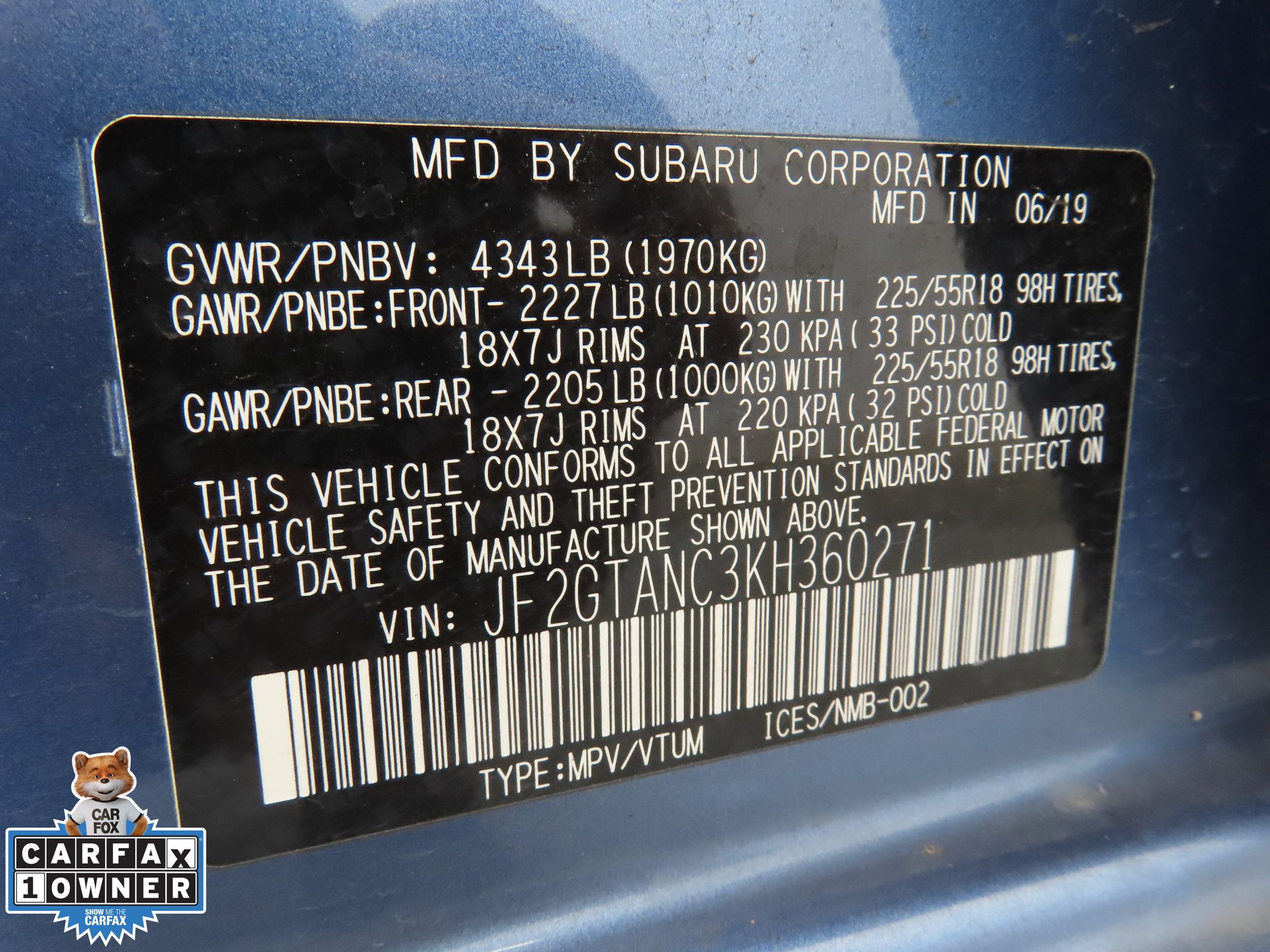 2019 Subaru Crosstrek 2.0i Limited photo 27
