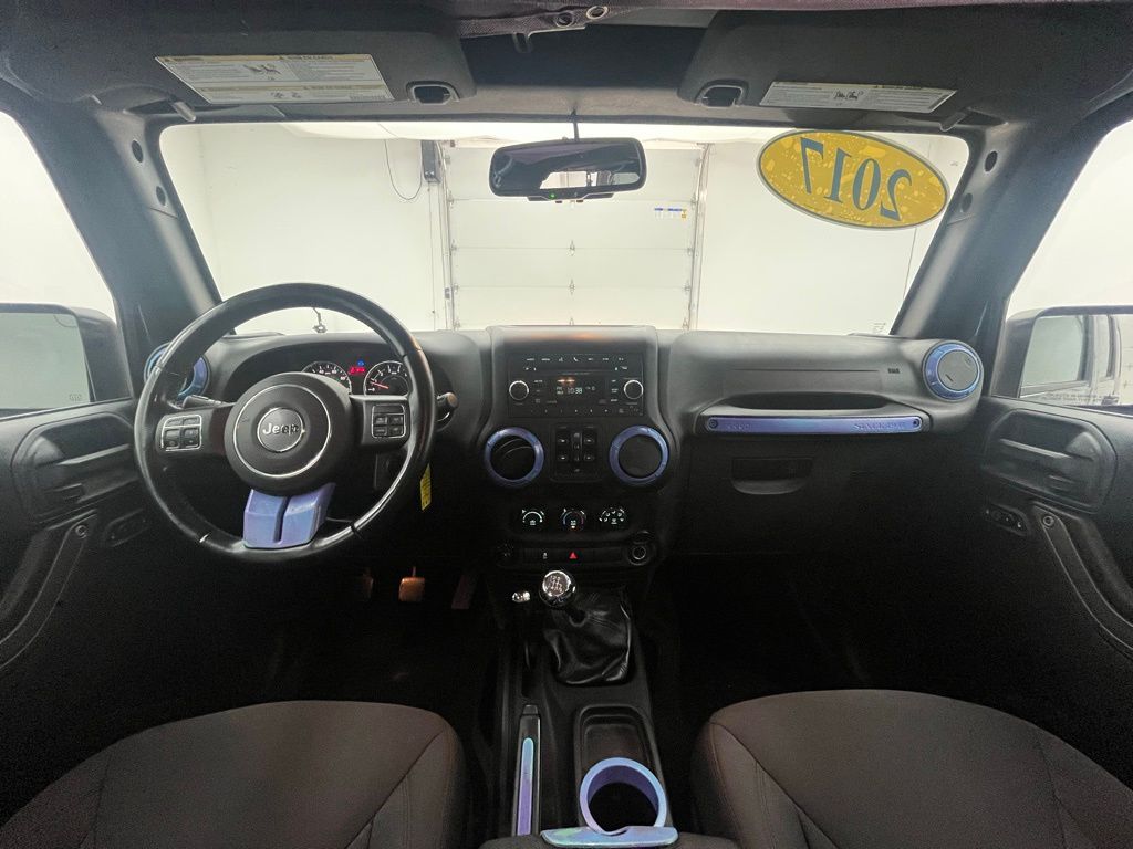 Used 2017 Jeep Wrangler Unlimited Sport S with VIN 1C4BJWDG2HL524566 for sale in Troy, OH