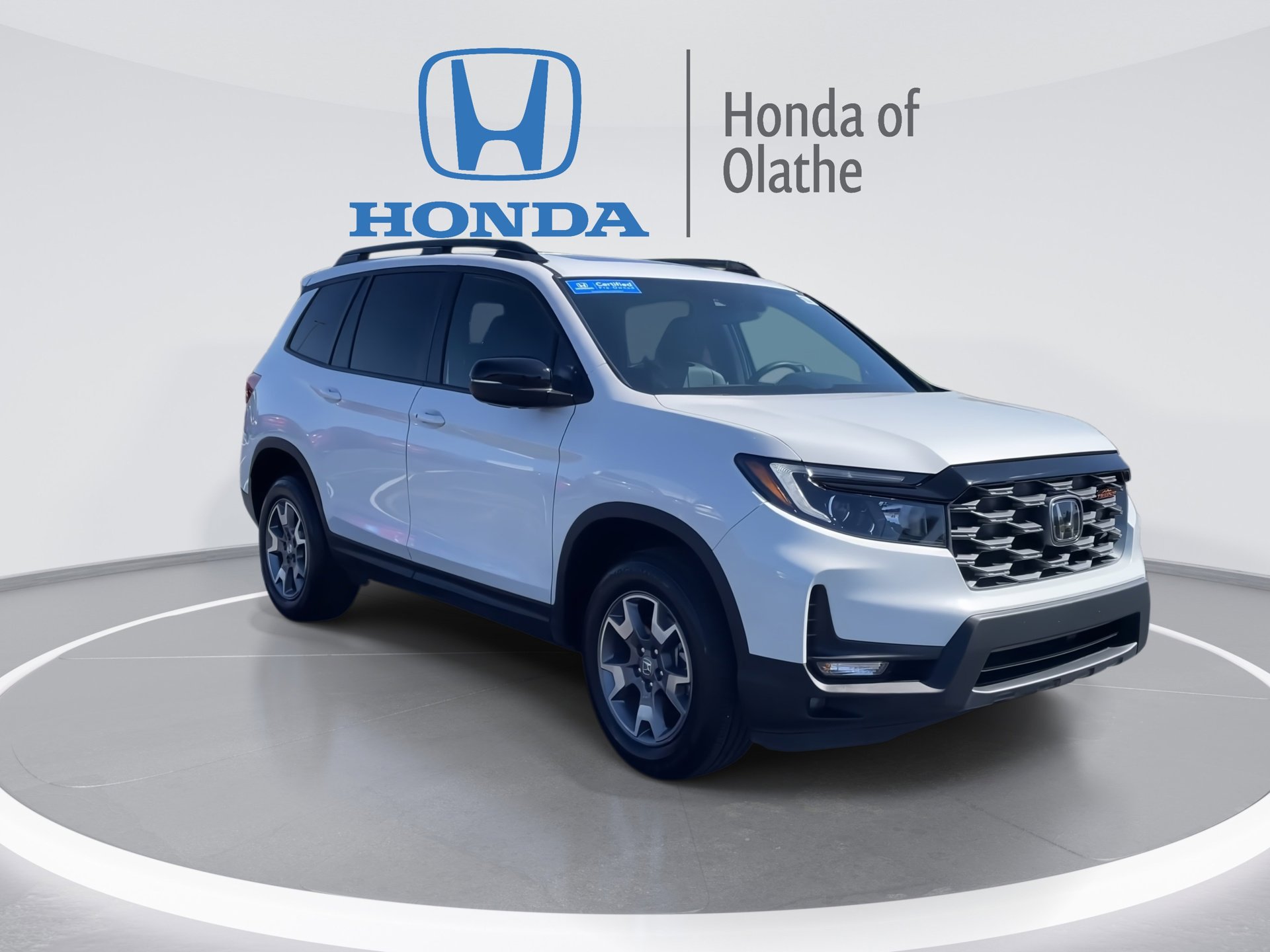 Certified 2023 Honda Passport TrailSport with VIN 5FNYF8H63PB035328 for sale in Kansas City