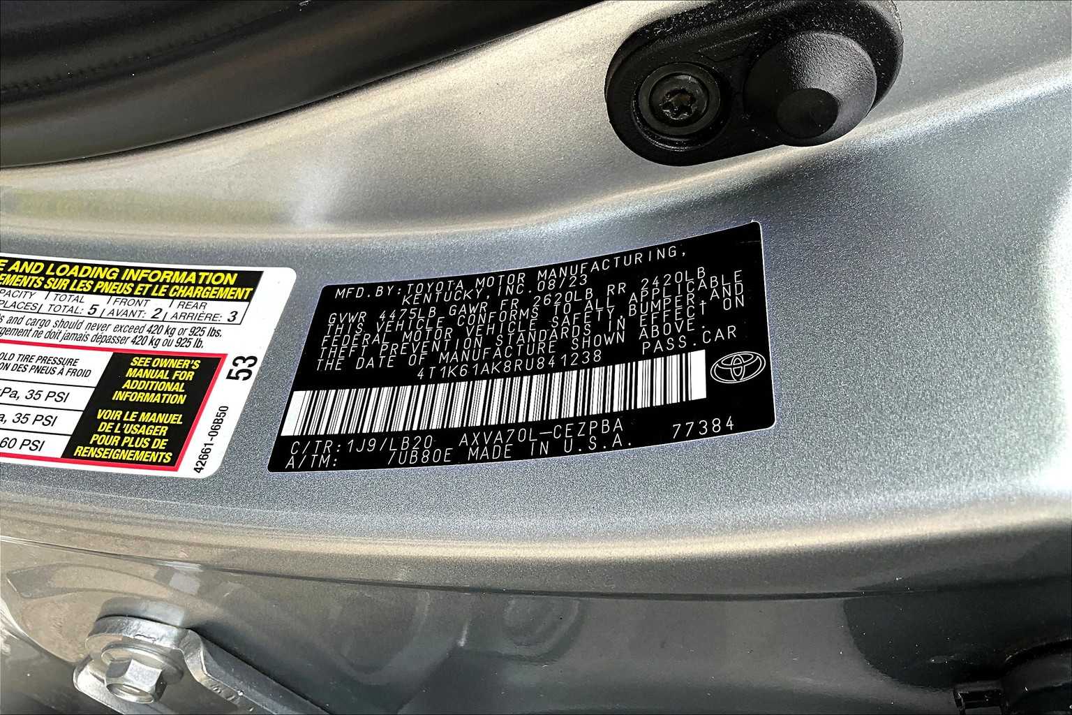 2024 Toyota Camry XSE photo 36
