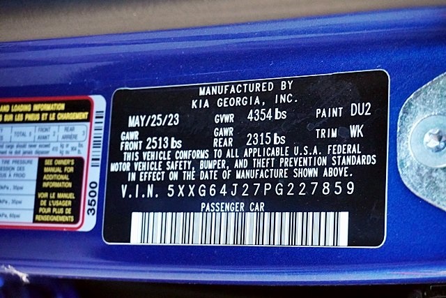 Used 2023 Blue Kia GT-Line image 30