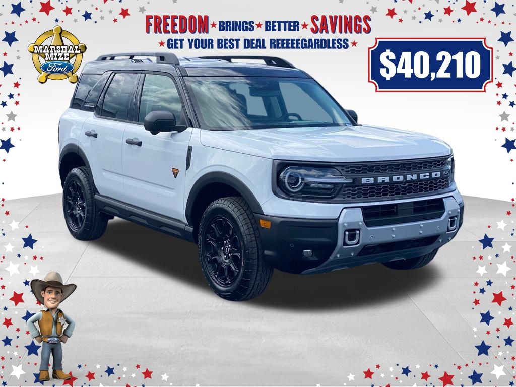 New 2025 Oxford White Ford Badlands image 1
