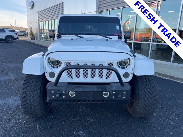Used 2017 Jeep Wrangler Unlimited Sahara with VIN 1C4BJWEG8HL534078 for sale in Martinsville, IN