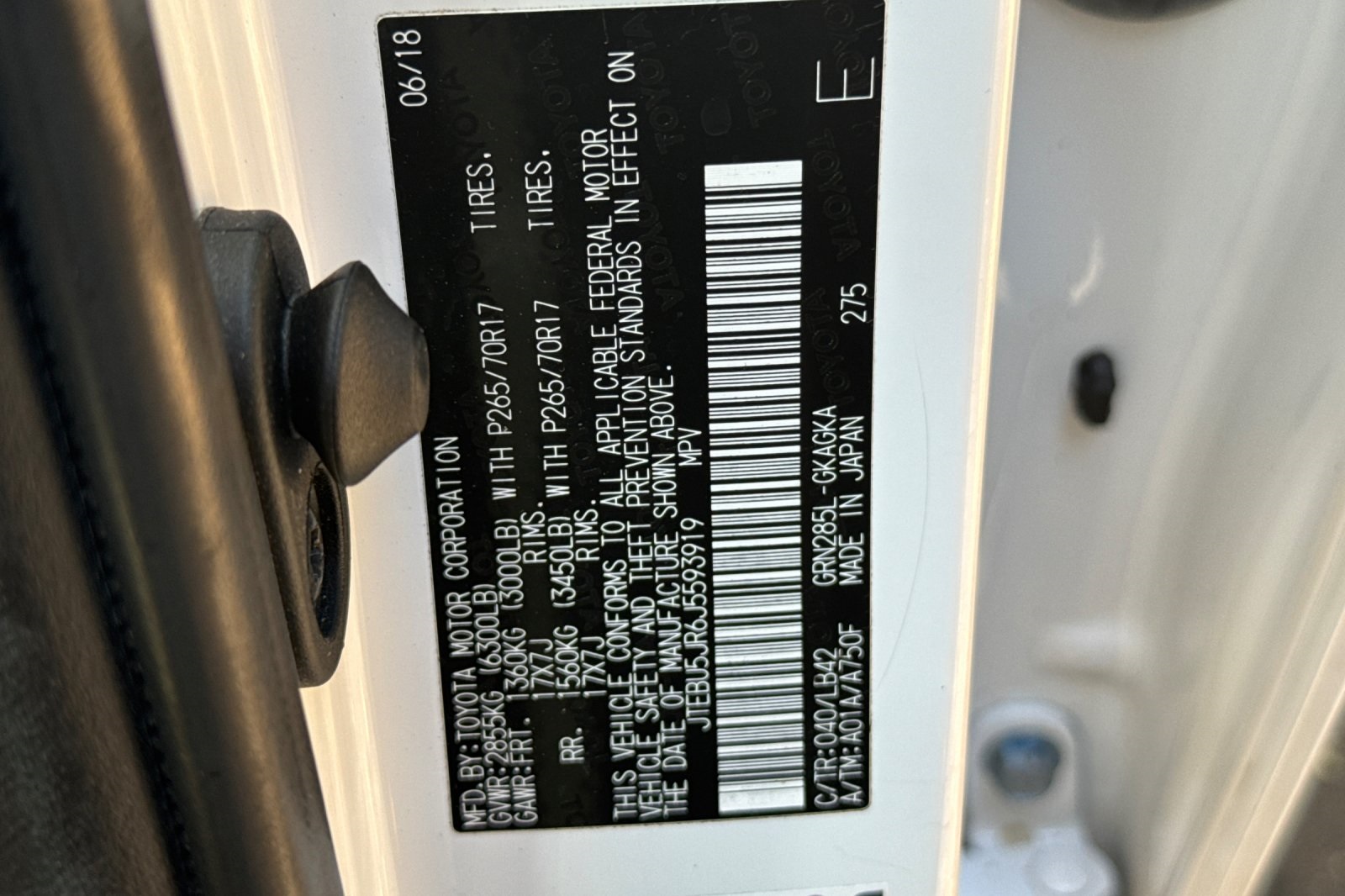 2018 Toyota 4Runner SR5 Premium Limited TRD Pro photo 32