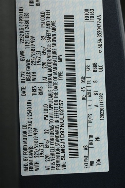 2022 LINCOLN CORSAIR - Image 35