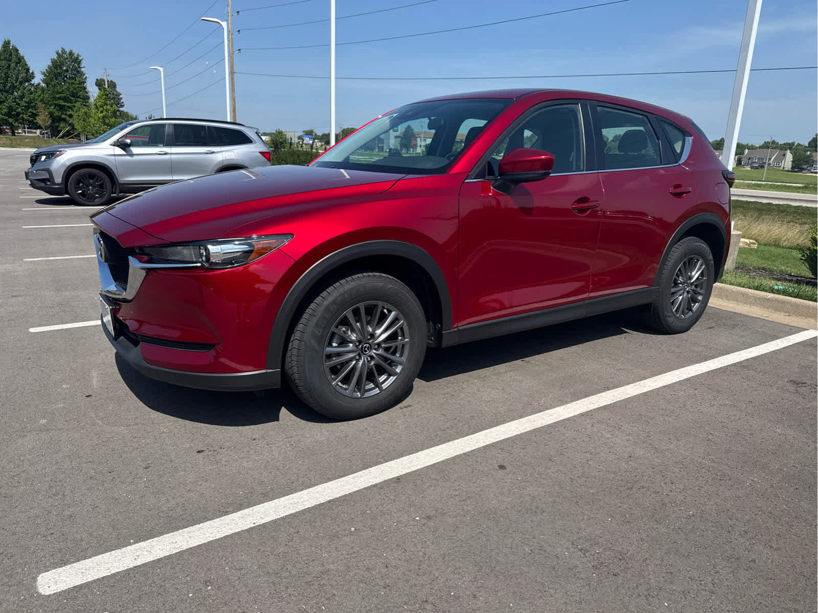 Used 2019 Mazda CX-5 Sport with VIN JM3KFABM9K1648213 for sale in Kansas City