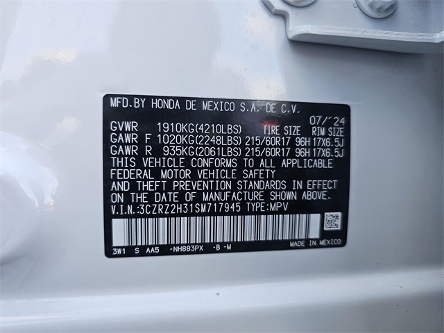 2025 Honda HR-V LX photo 35