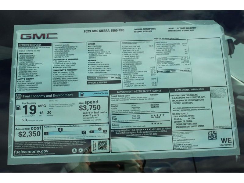 2023 Gmc Sierra 1500 Pro photo 7