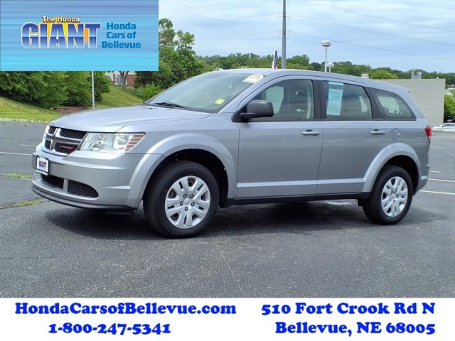 Used 2015 Dodge Journey SE with VIN 3C4PDCAB3FT632975 for sale in Bellevue, NE