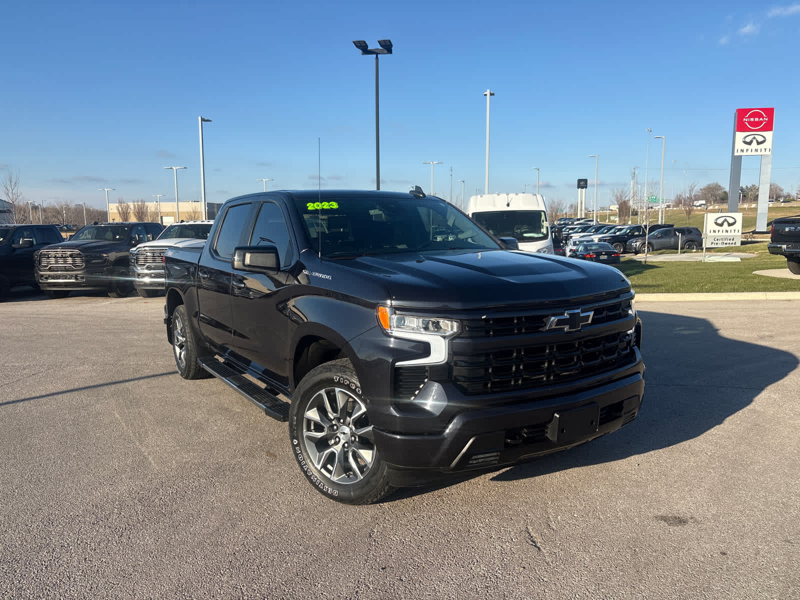 Used 2023 Chevrolet Silverado 1500 RST with VIN 1GCUDEED2PZ133766 for sale in Kansas City