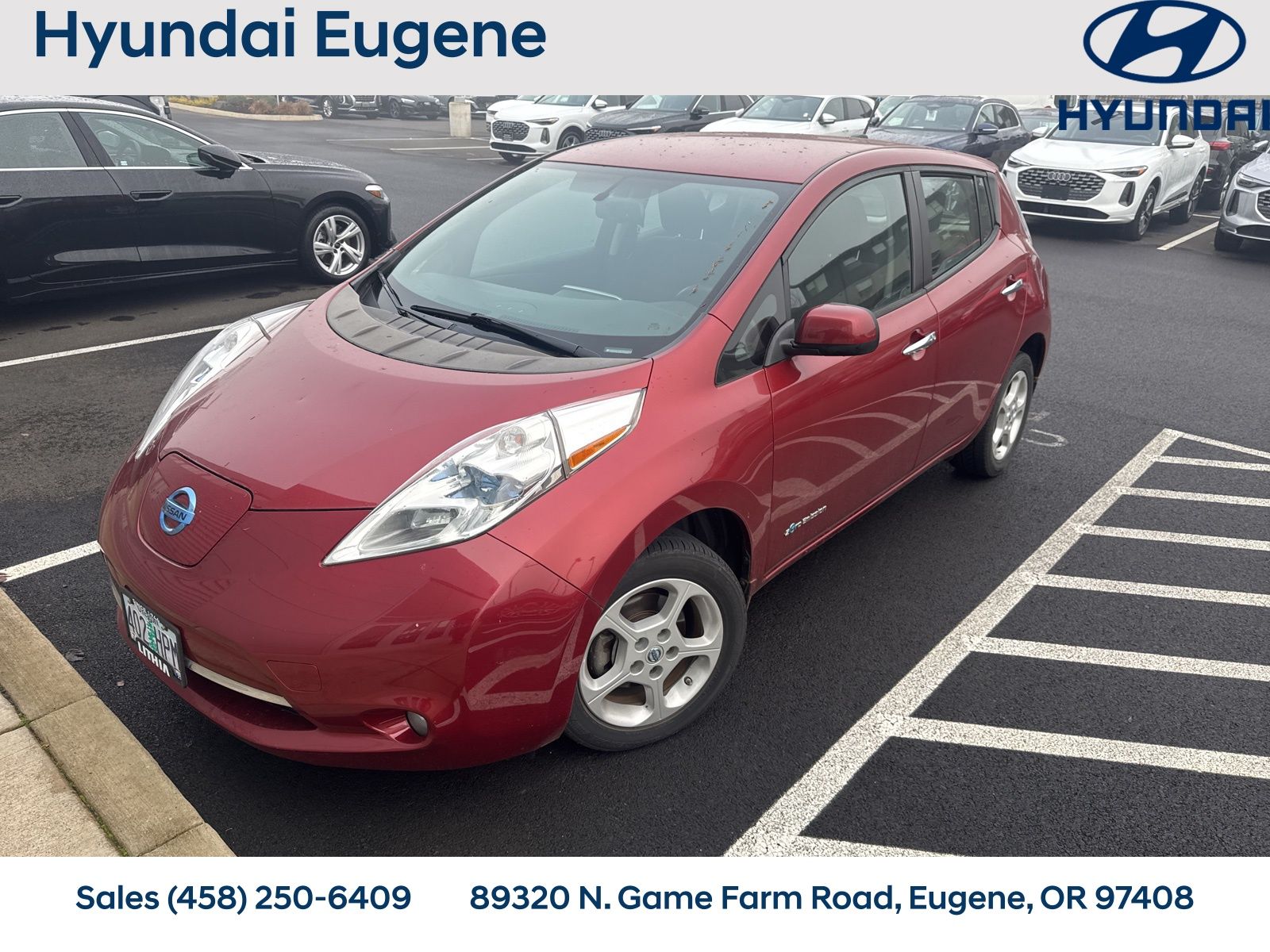 Used 2013 Nissan LEAF SV with VIN 1N4AZ0CP8DC405987 for sale in Eugene, OR