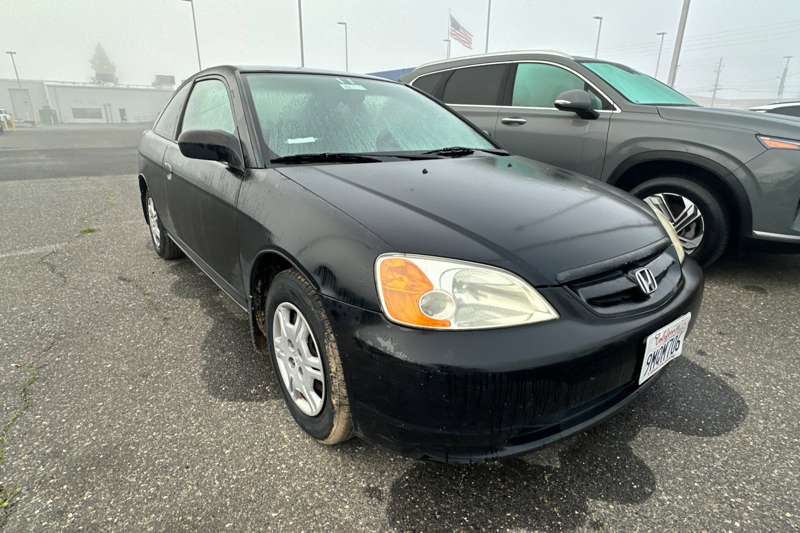 Used 2002 Honda Civic LX with VIN 1HGEM225X2L059168 for sale in Modesto, CA
