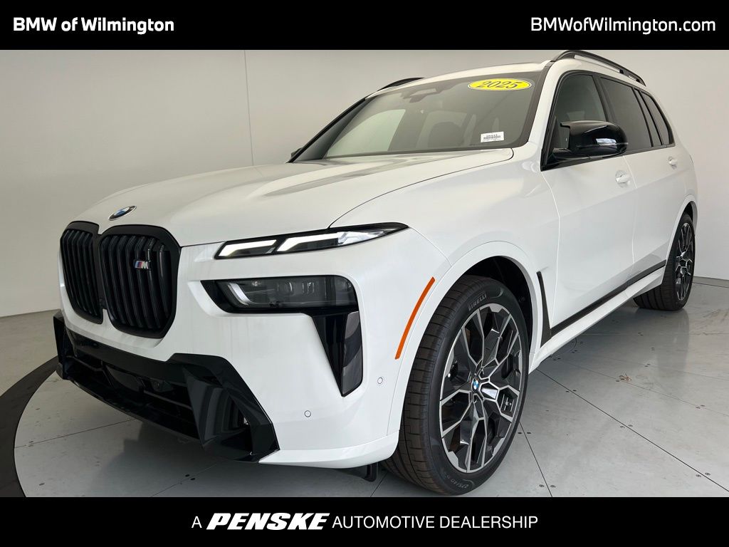 New 2025 Mineral White Metallic BMW M60i image 1