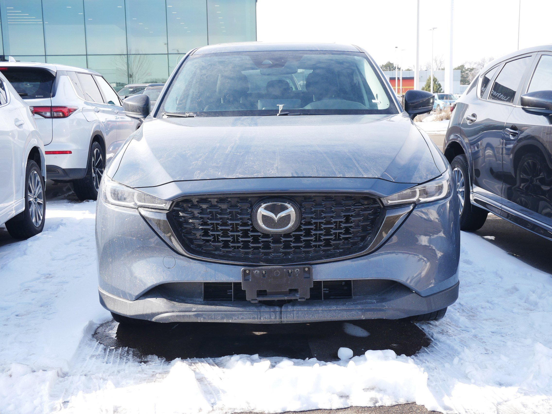 Used 2025 Mazda CX-5 S Carbon Edition with VIN JM3KFBCM3S0587144 for sale in Brooklyn Center, Minnesota