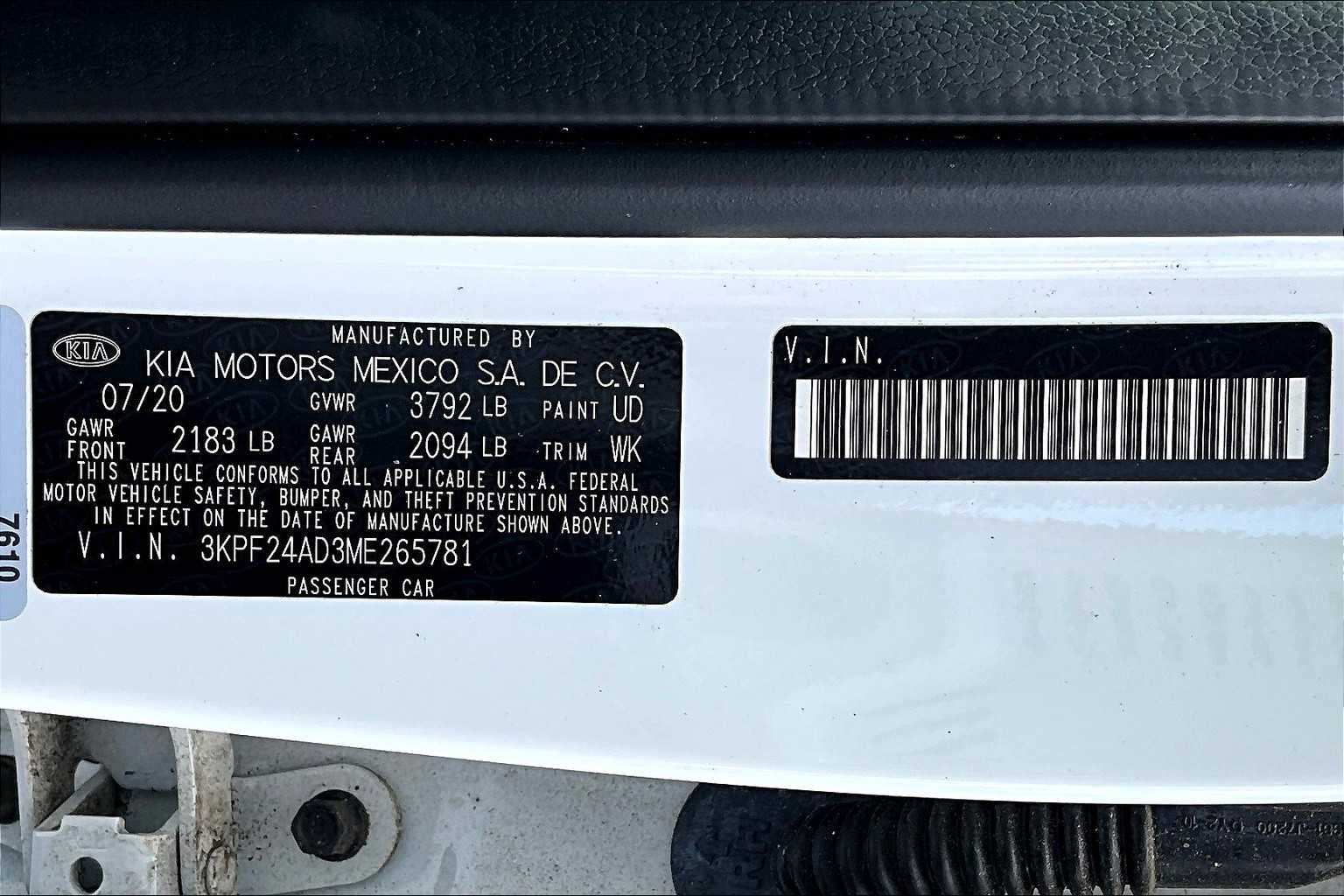 2021 Kia Forte LXS photo 32