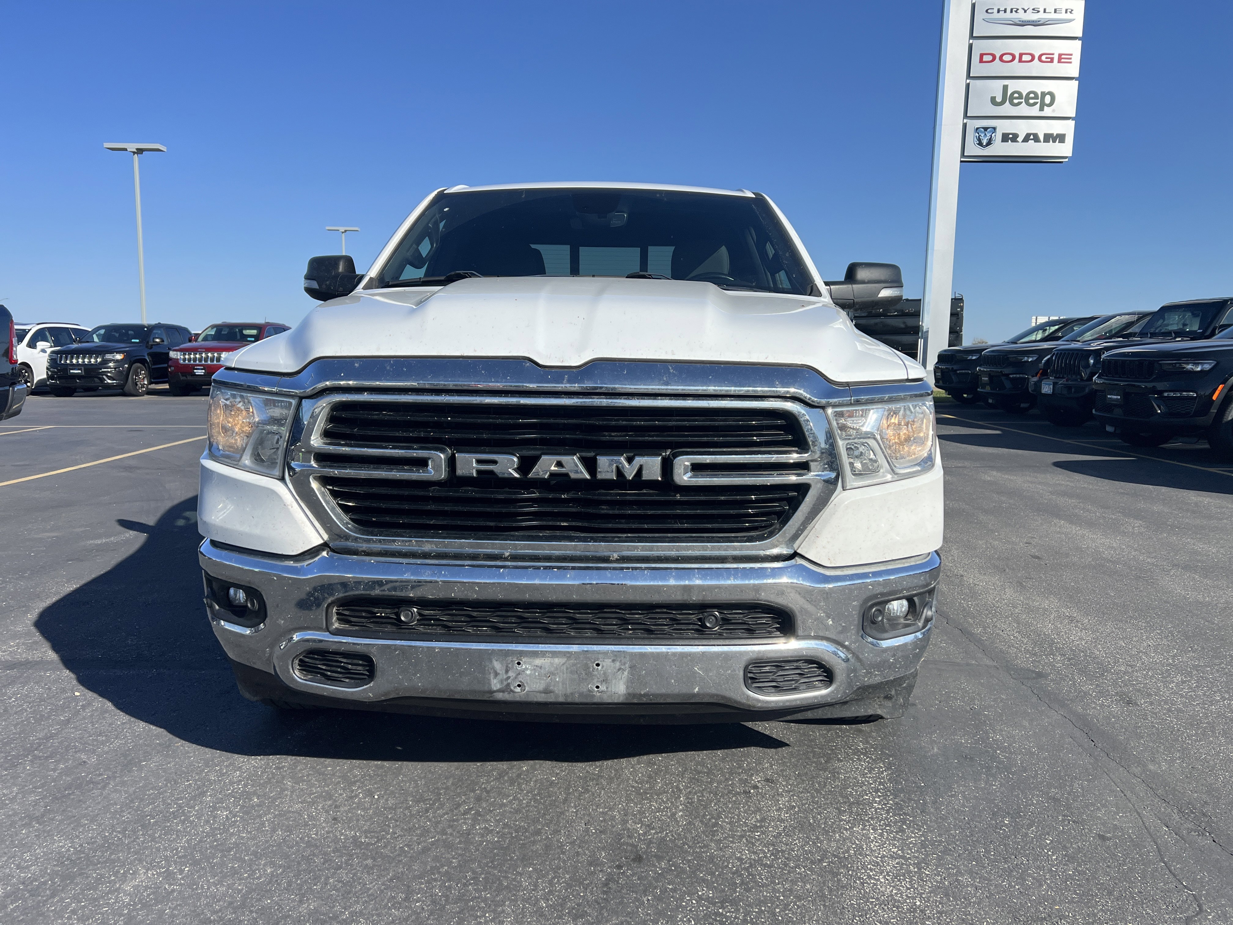 Used 2019 RAM Ram 1500 Pickup Big Horn/Lone Star with VIN 1C6SRFBT9KN875521 for sale in Saint Charles, Minnesota