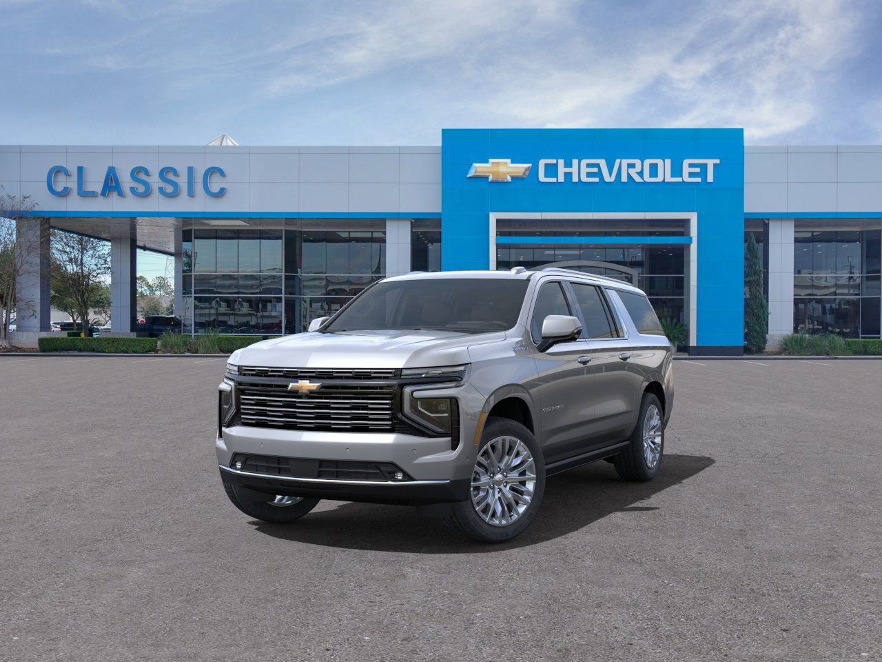 2025 Chevrolet Suburban High Country Gray at Classic Elite Chevrolet Sugar Land