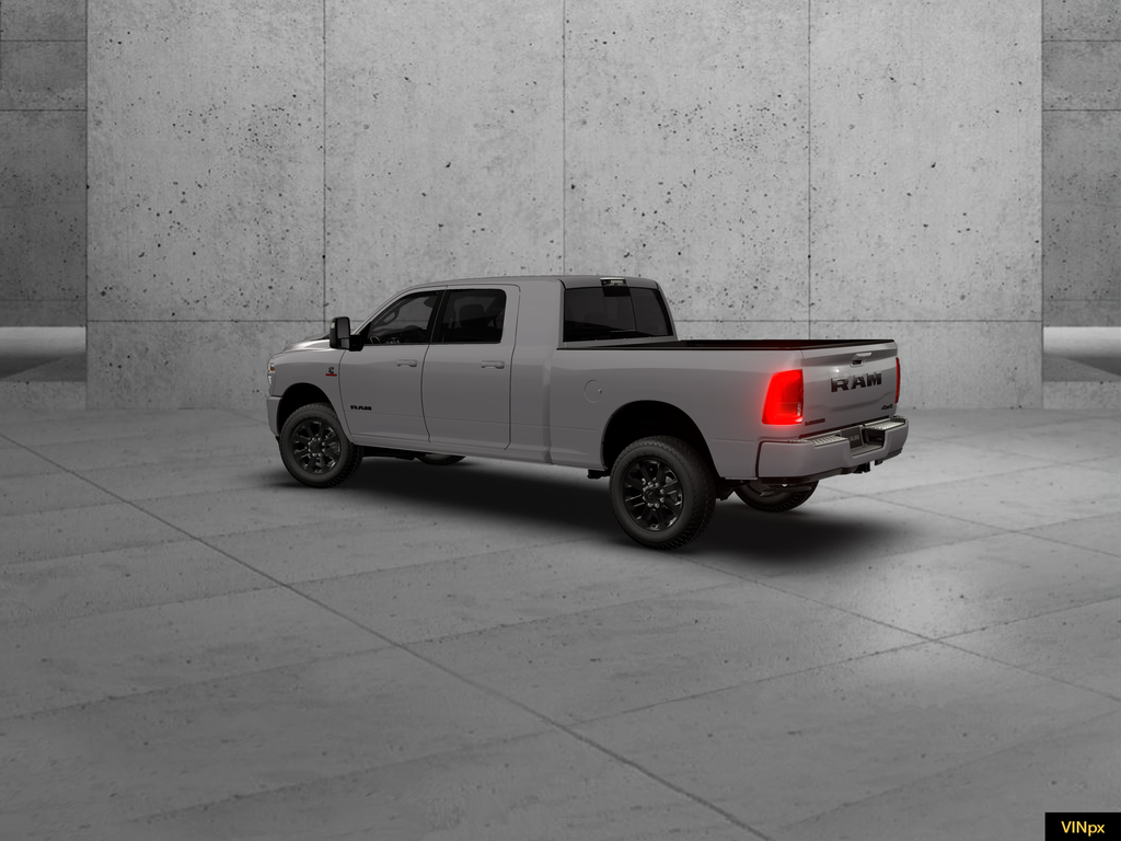 New 2026 Ceramic Gray Clear-Coat Exterior Paint RAM Laramie Night Edition image 2