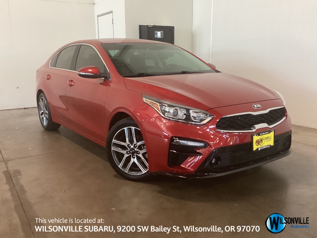 Used 2020 Red Kia EX image 1