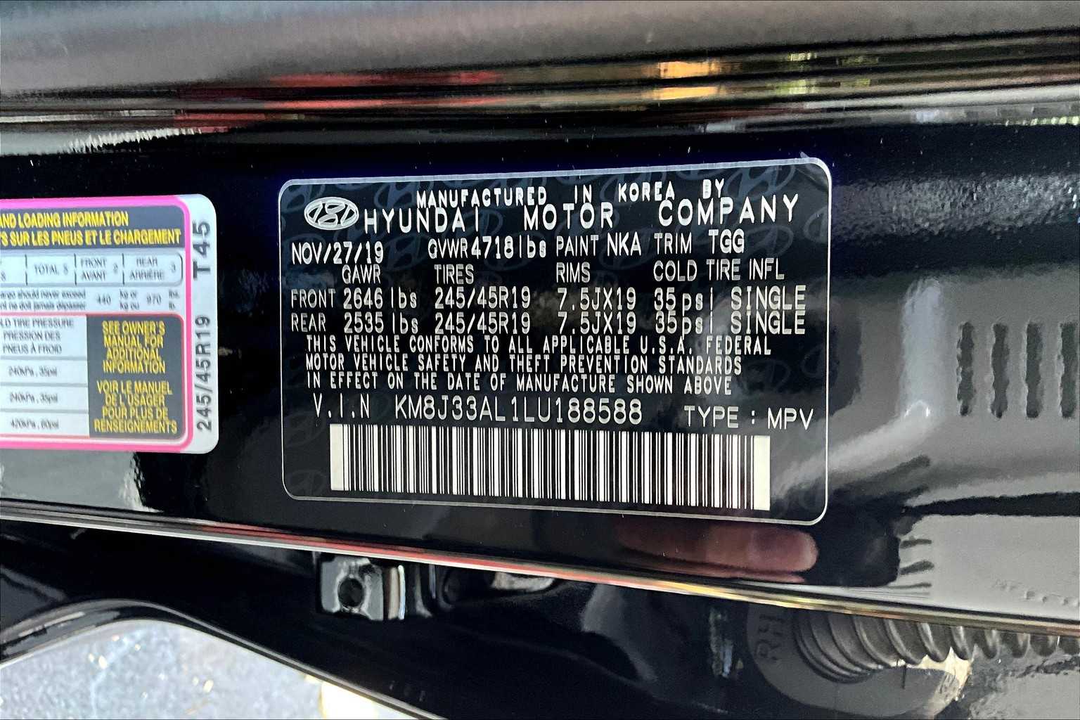 2020 Hyundai Tucson Sport photo 29