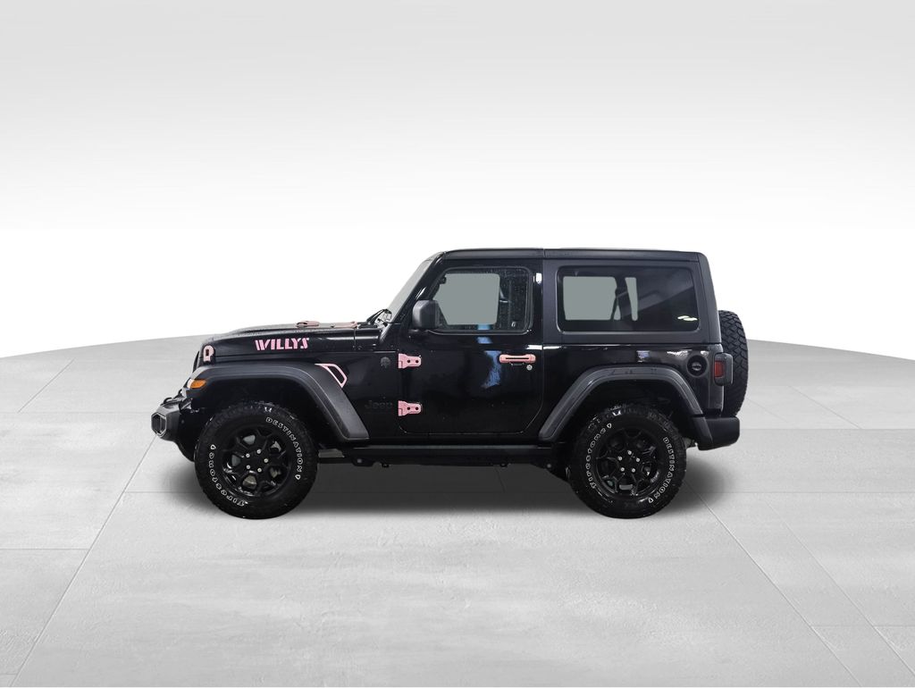 Used 2023 Jeep Wrangler 2-Door Willys with VIN 1C4HJXAG4PW654303 for sale in Minneapolis, Minnesota