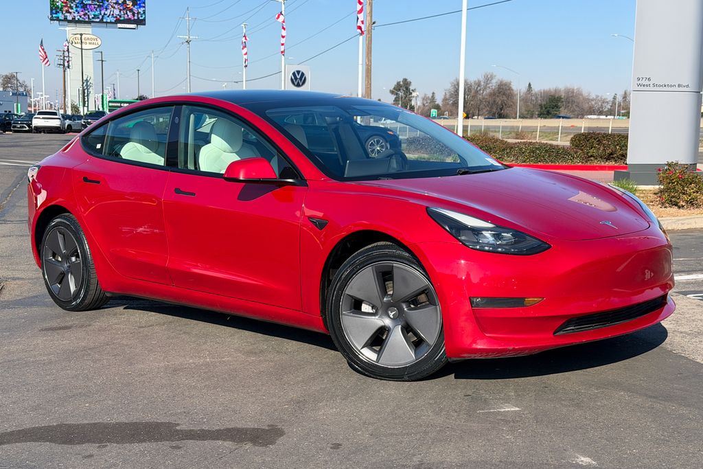 Used 2021 Tesla Model 3 Base with VIN 5YJ3E1EB7MF083805 for sale in Elk Grove, CA