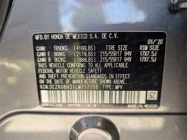 2020 Honda HR-V LX photo 22