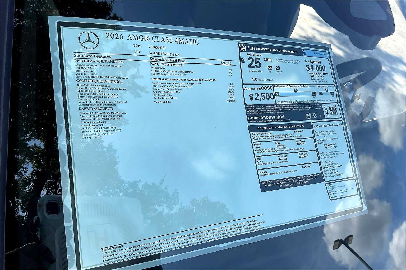 2026 Mercedes Benz CLA AMG 35 4MATIC photo 13