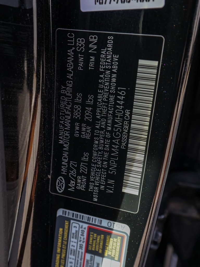 Used 2021 Black Hyundai SEL image 35