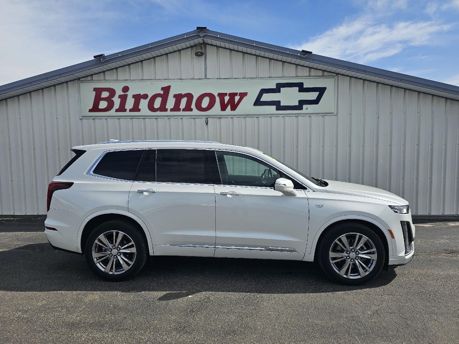 Used 2023 Crystal White Tricoat Cadillac Premium Luxury image 1