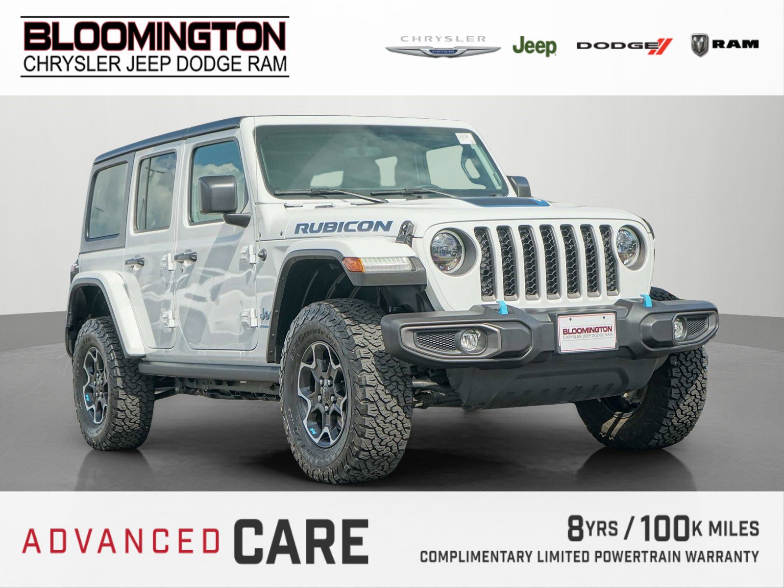 Used 2023 Jeep Wrangler 4xe Rubicon 4XE with VIN 1C4JJXR68PW519659 for sale in Minneapolis, Minnesota