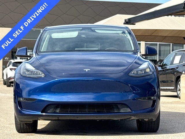 Used 2023 Tesla Model Y Base with VIN 7SAYGDED0PF945708 for sale in Granbury, TX
