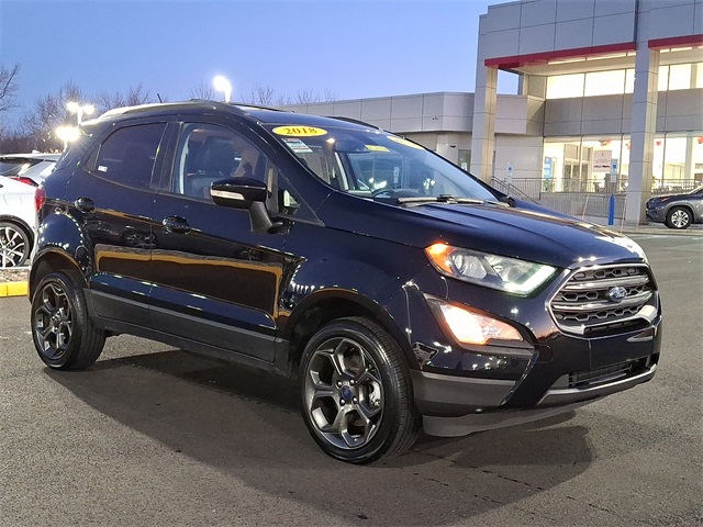 Used 2018 Ford Ecosport SES with VIN MAJ6P1CL5JC200136 for sale in Mount Laurel Township, NJ