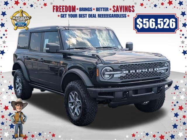 New 2025 Shadow Black Ford Badlands image 1