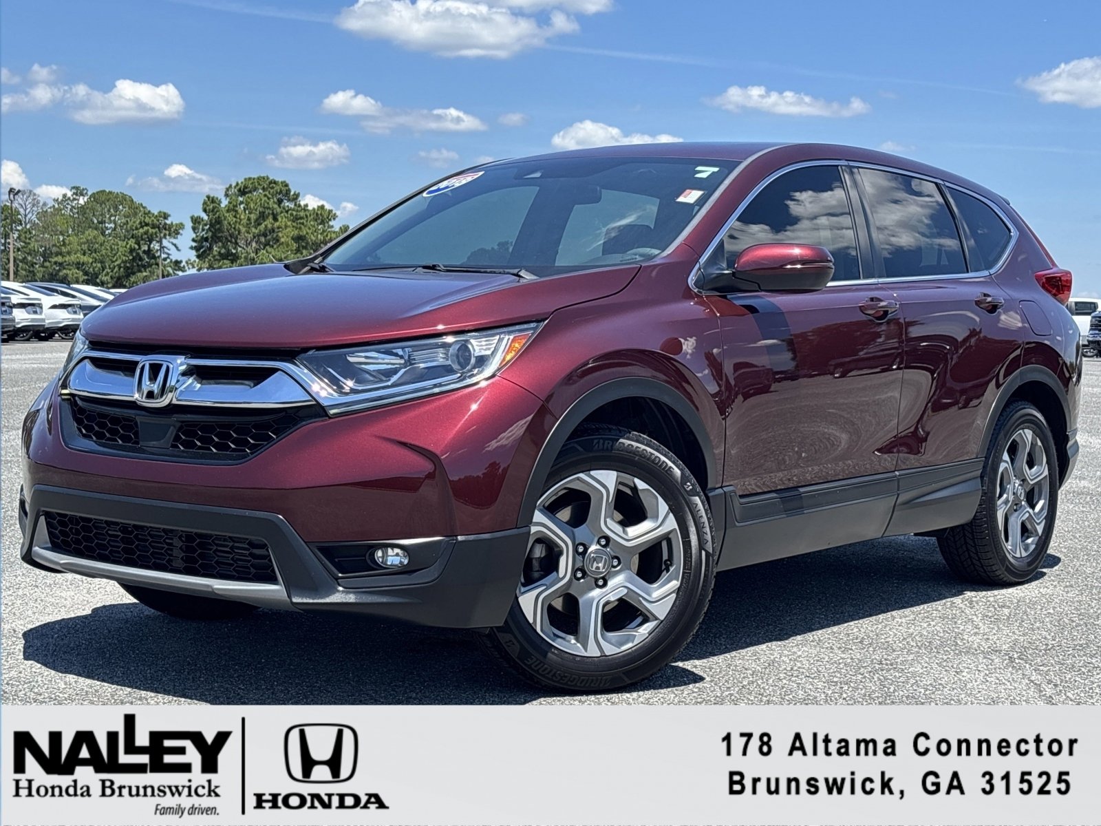 Used 2018 Honda CR-V EX with VIN 7FARW1H57JE053331 for sale in Brunswick, GA