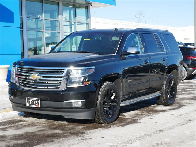 Used 2015 Chevrolet Tahoe LTZ with VIN 1GNSKCKC4FR211340 for sale in Roseville, Minnesota