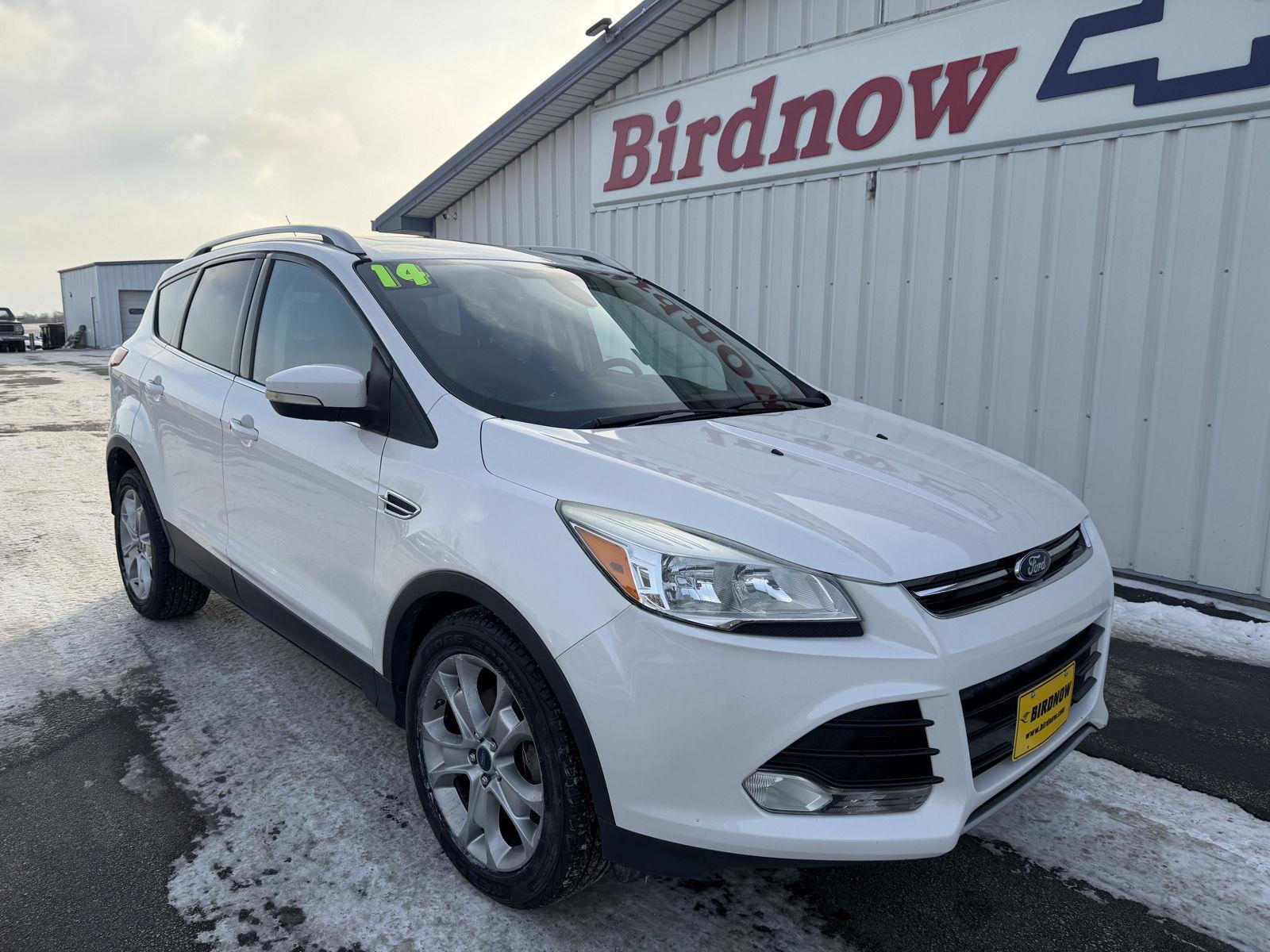 Used 2014 Ford Escape Titanium with VIN 1FMCU0JXXEUD86760 for sale in Monona, IA
