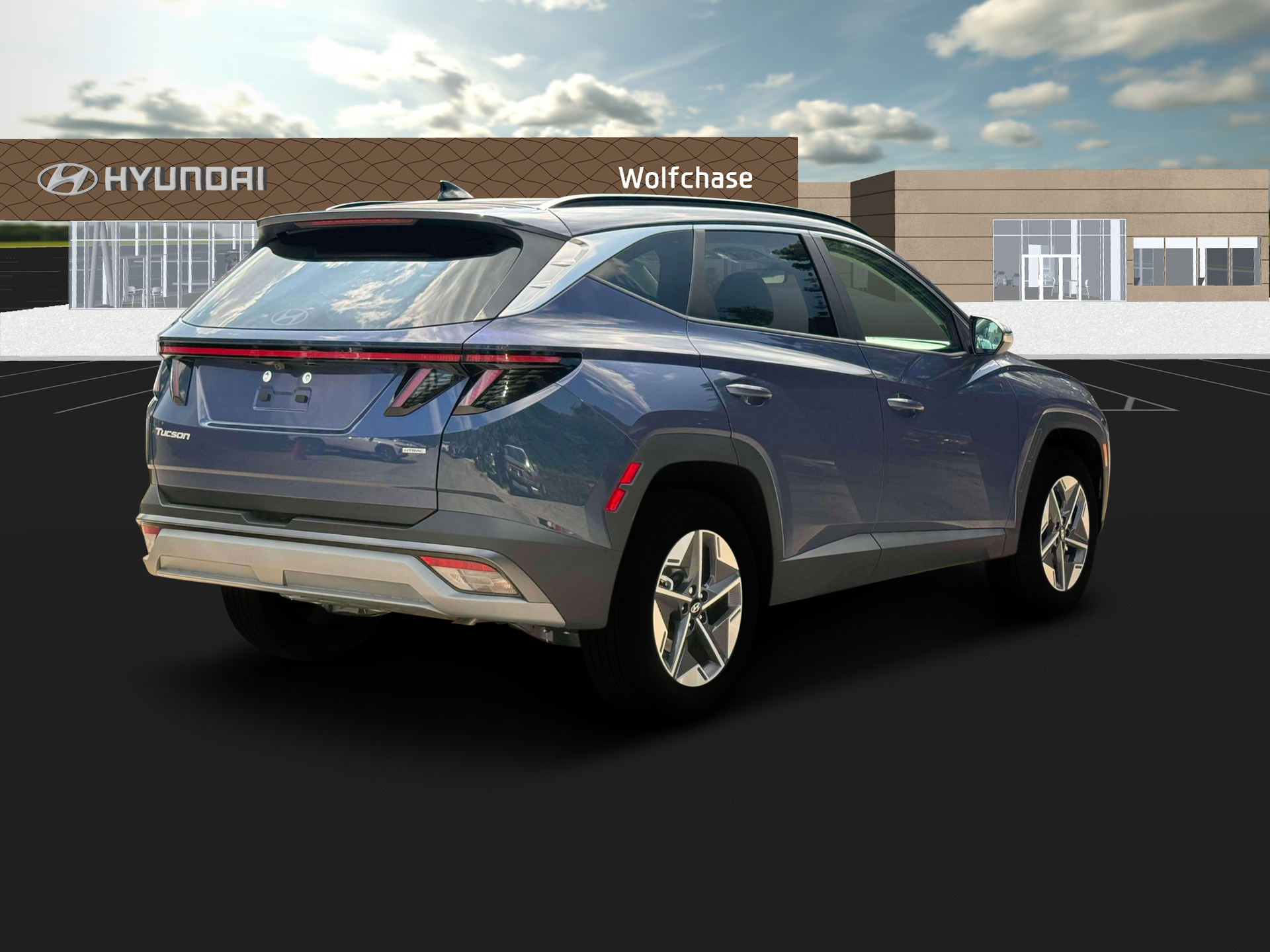 New 2025 Blue Hyundai SEL Convenience AWD image 7
