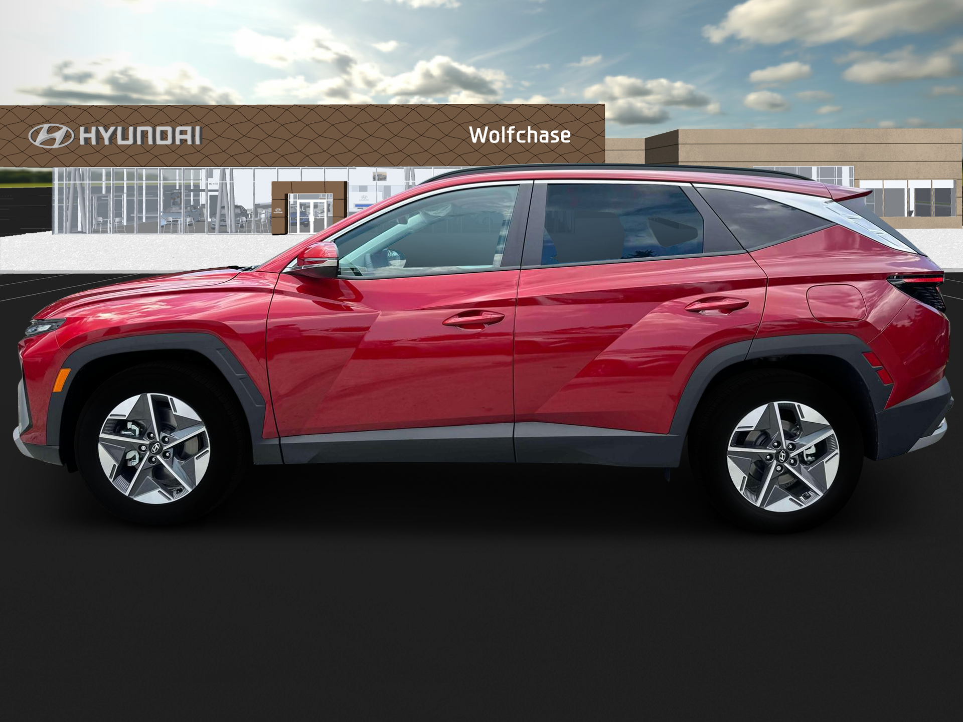 New 2025 Red Hyundai SEL Convenience FWD image 3