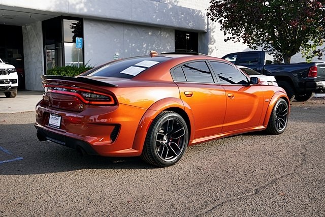 Used 2021 Orange Dodge R/T Scat Pack Widebody image 8