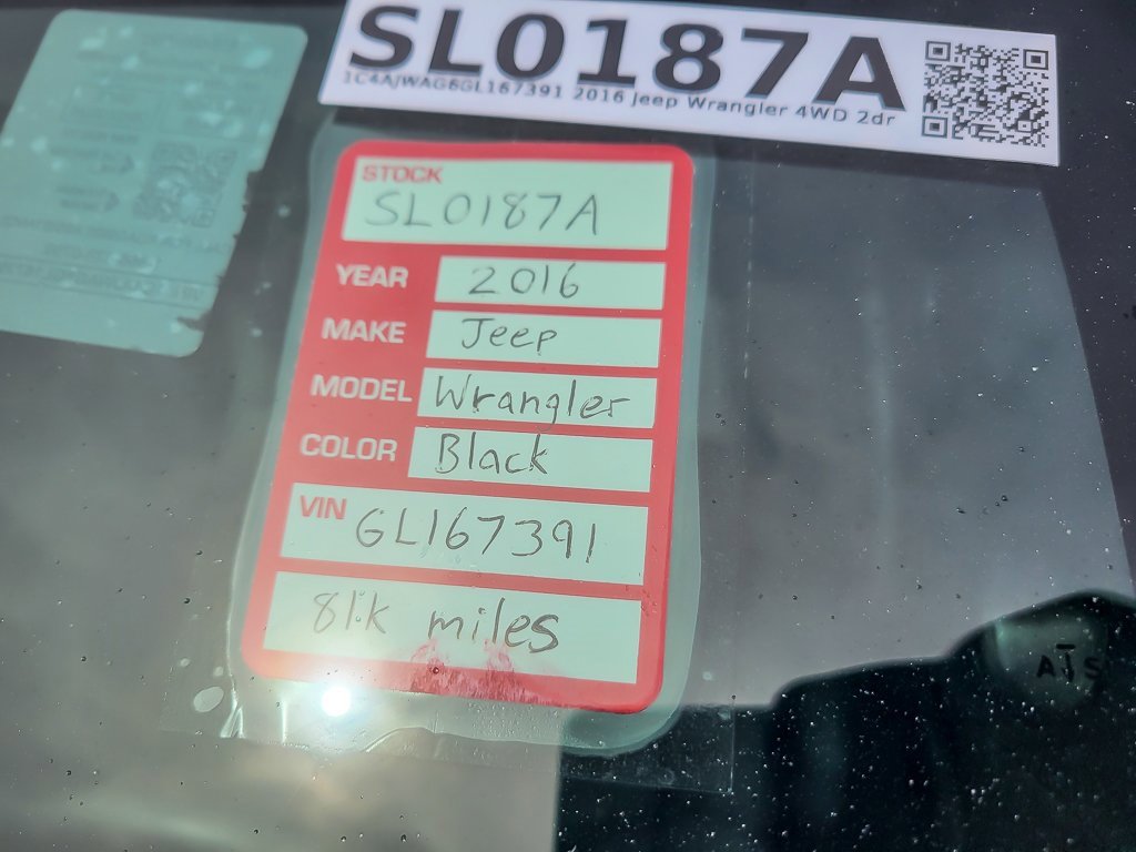2016 JEEP WRANGLER - Image 19