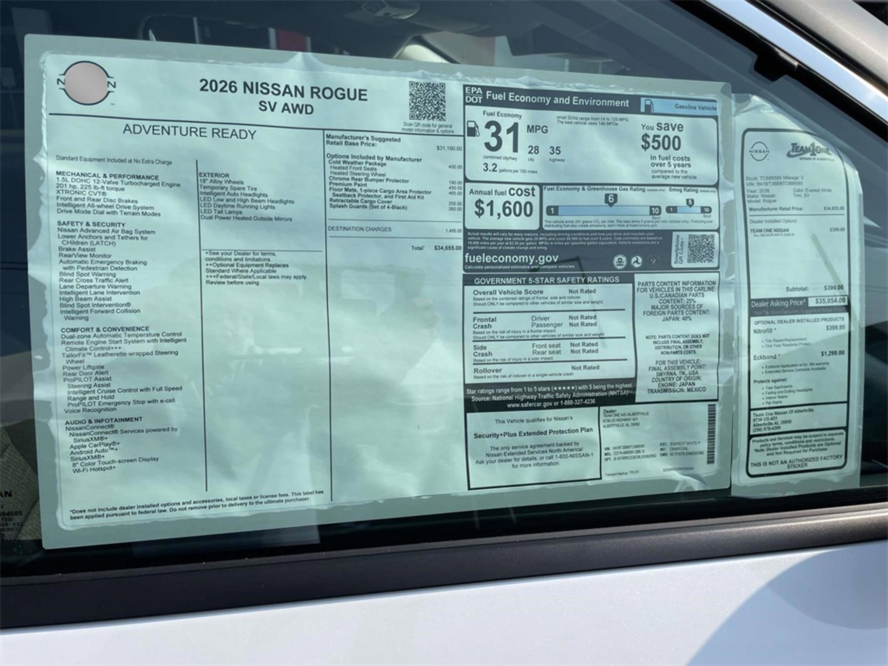 2026 Nissan Rogue SV AWD photo 26