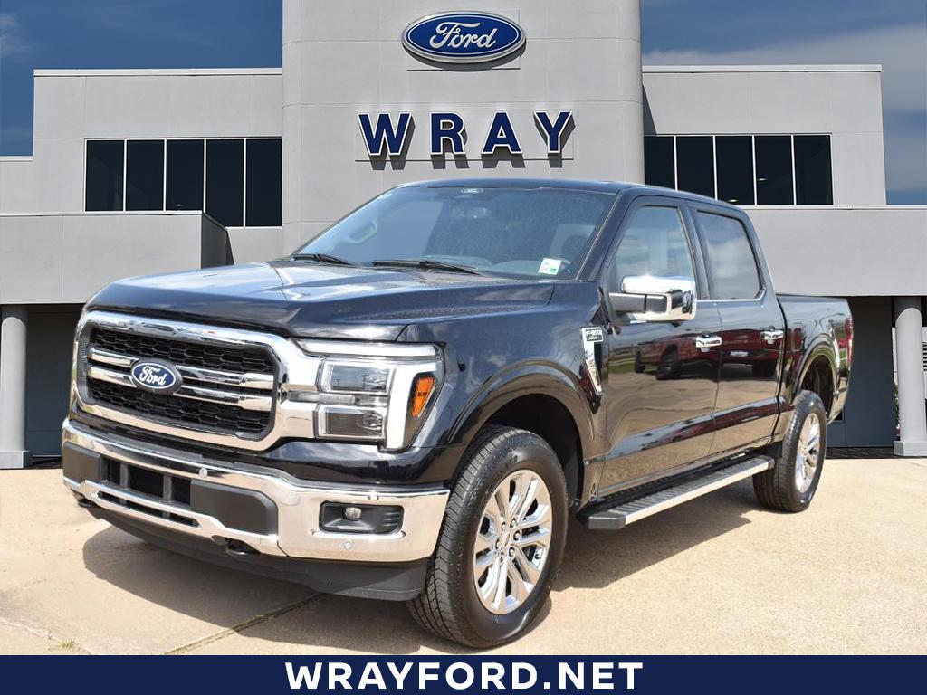 New 2025 Agate Black Metallic Ford 4X4 SUPERCREW LARIAT image 1