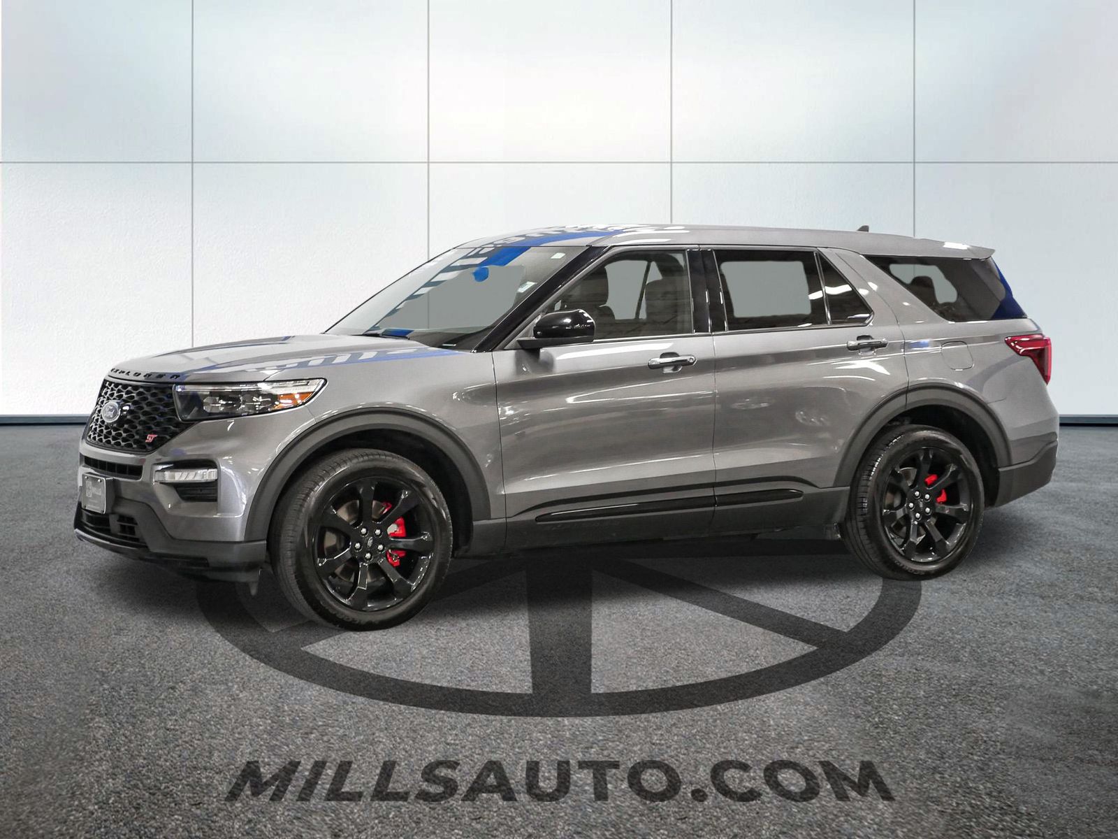Certified 2022 Ford Explorer ST with VIN 1FM5K8GC8NGA24121 for sale in Baxter, Minnesota