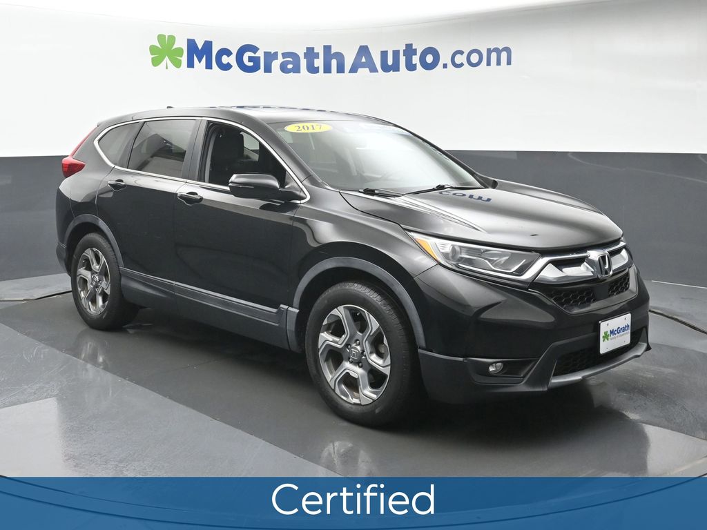 Used 2017 Honda CR-V EX-L with VIN 7FARW1H82HE013369 for sale in Marion, IA
