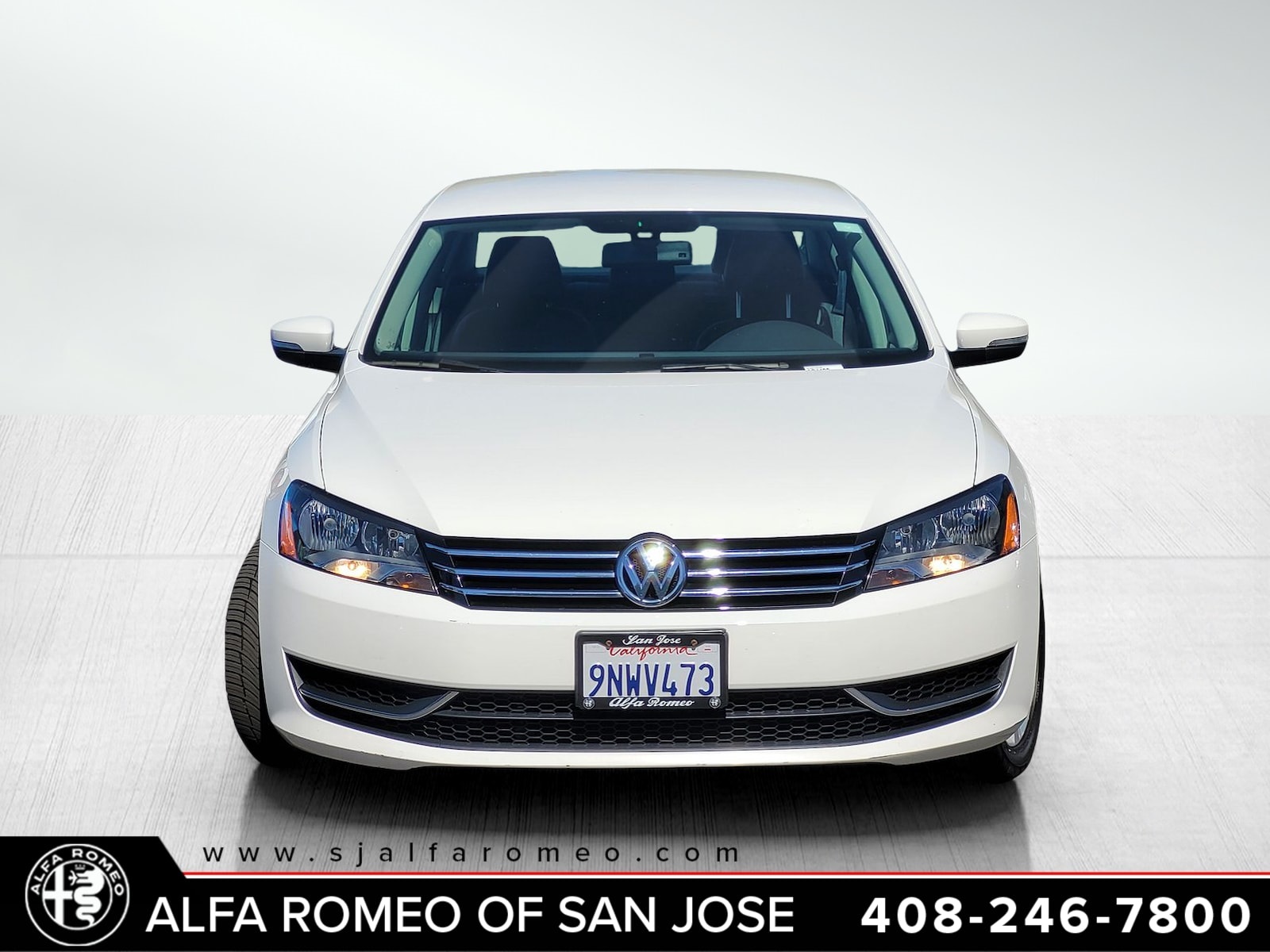 Used 2013 Volkswagen Passat SE with VIN 1VWBP7A38DC130289 for sale in San Jose, CA