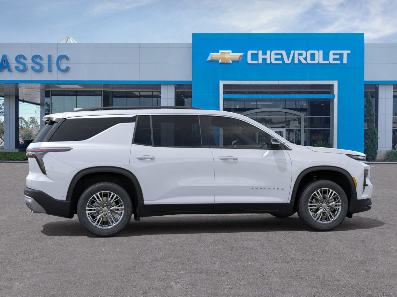 2026 Chevrolet Traverse LT White at Classic Elite Chevrolet Hwy 6