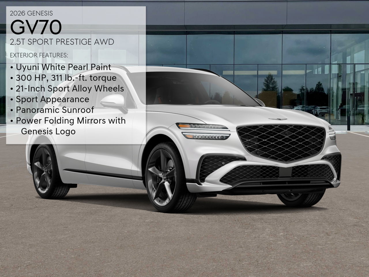 2026 Genesis GV70 2.5T Sport Prestige photo 5