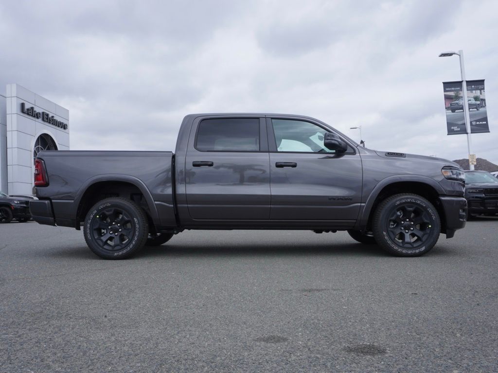 New 2026 Granite Crystal Metallic Clear-Coat Exterior Paint RAM Big Horn Night Edition image 2