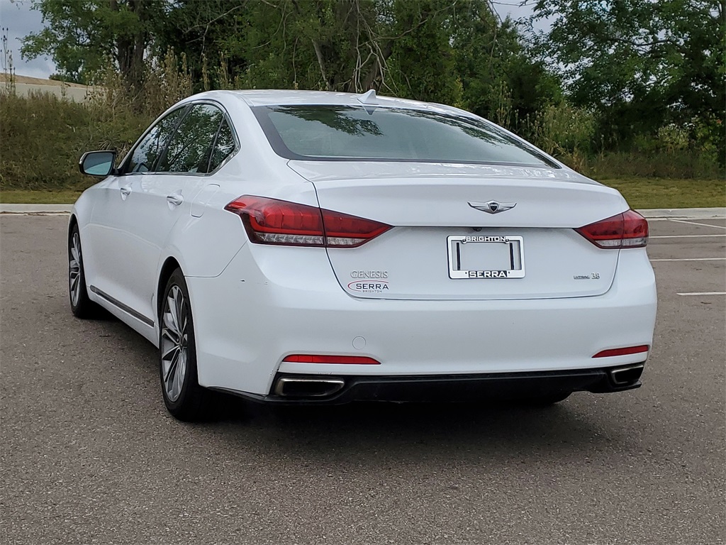 Used 2015 Hyundai Genesis Base with VIN KMHGN4JE0FU041839 for sale in Brighton, MI